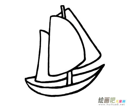 帆船简笔画：帆船的故事