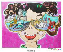 儿童科幻画：掌握高科技 保卫美好家园