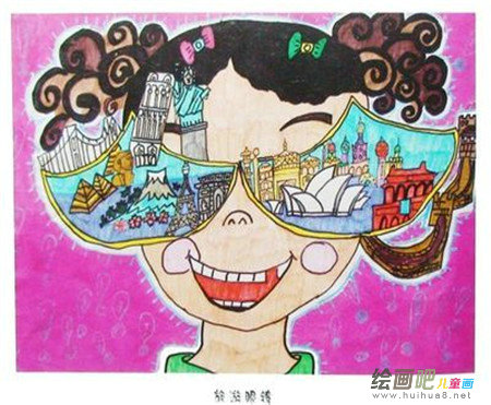 儿童科幻画：掌握高科技 保卫美好家园