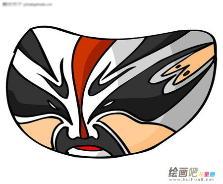 脸谱简笔画：“形象”外的“面具”