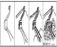 长城简笔画：长城的美丽景色