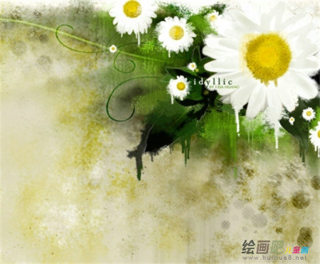 水彩画：水彩画 《颍水麦浪香》干画法和湿画法