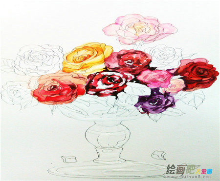 水彩画：水彩画水分的掌握