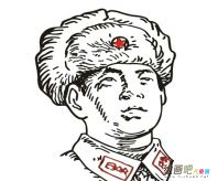 雷锋简笔画：雷锋是伟大的