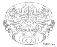 脸谱简笔画：中国的“国粹”