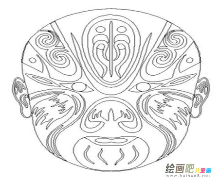 脸谱简笔画：中国的“国粹”