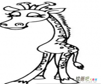 长颈鹿简笔画：长颈鹿的狂想曲