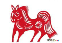 剪纸图案大全：教你如何剪骏马