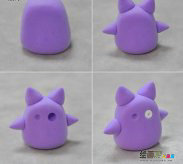 橡皮泥手工制作：猫头鹰制作图片教程