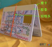 废物利用手工制作：废旧卡片再利用