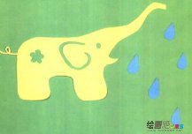 剪纸图案大全：大象