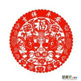 剪纸图案大全：最新马年卡通剪纸