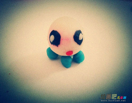 橡皮泥手工制作：橡皮泥章鱼