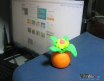 橡皮泥手工制作：花