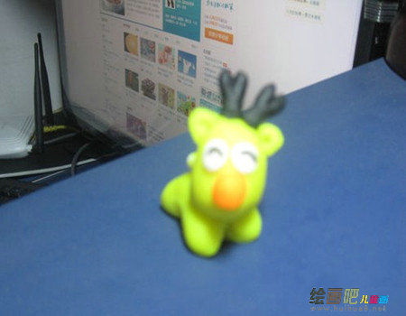 橡皮泥手工制作：小鹿