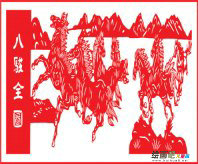 剪纸图案大全：剪纸是一种镂空艺术