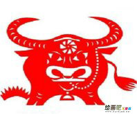 剪纸图案大全：牛