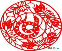 剪纸图案大全：民间剪纸来源于生活