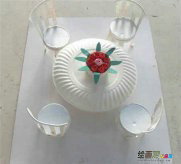 废物利用手工制作：茶座