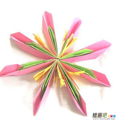 折纸大全：LED莲花折纸
