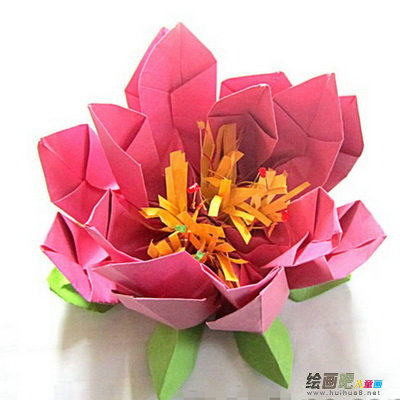 折纸大全：LED莲花折纸