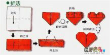 折纸大全：心形折纸