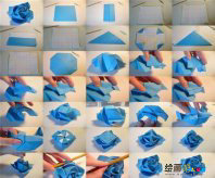 折纸大全：玫瑰花折纸