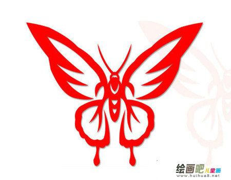 剪纸图案大全：蝴蝶