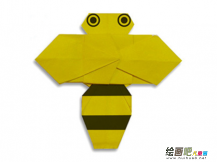 折纸大全：纸蜜蜂的折法图解