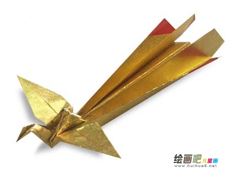 折纸大全：金光闪闪的凤凰