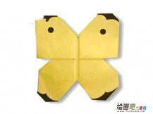 折纸大全：黄色小蝴蝶