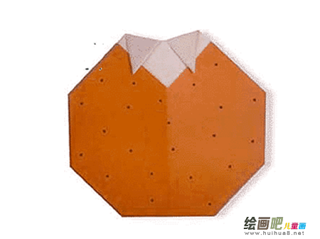 折纸大全：可爱的桔子