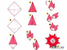 折纸大全：可爱的太阳公公