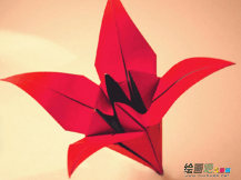 折纸大全：精致的百合花