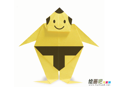 折纸大全：日本相扑折纸图解