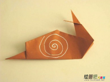 折纸大全：折纸蜗牛