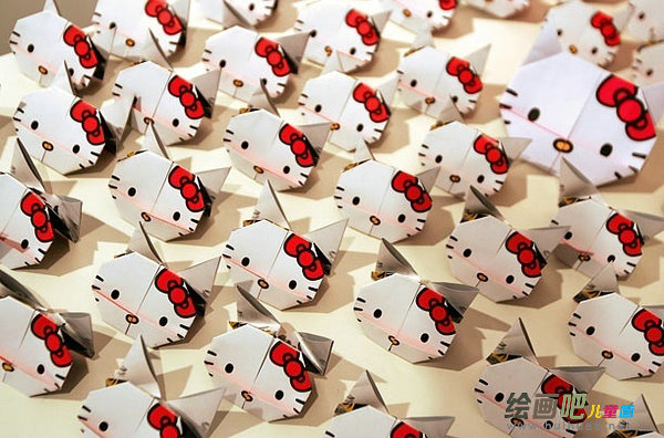 折纸大全：hello kitty折纸