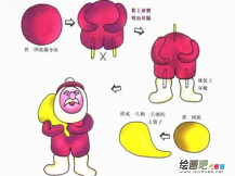橡皮泥手工制作：橡皮泥做圣诞老人