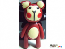 橡皮泥手工制作：可爱的熊宝宝