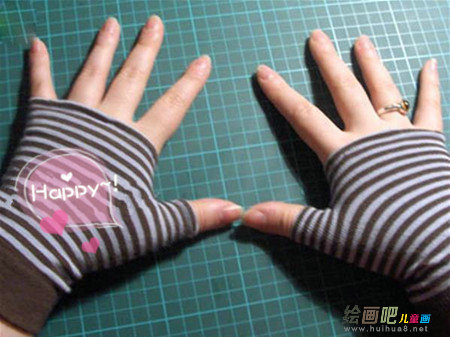 废物利用手工制作：DIY护手手套