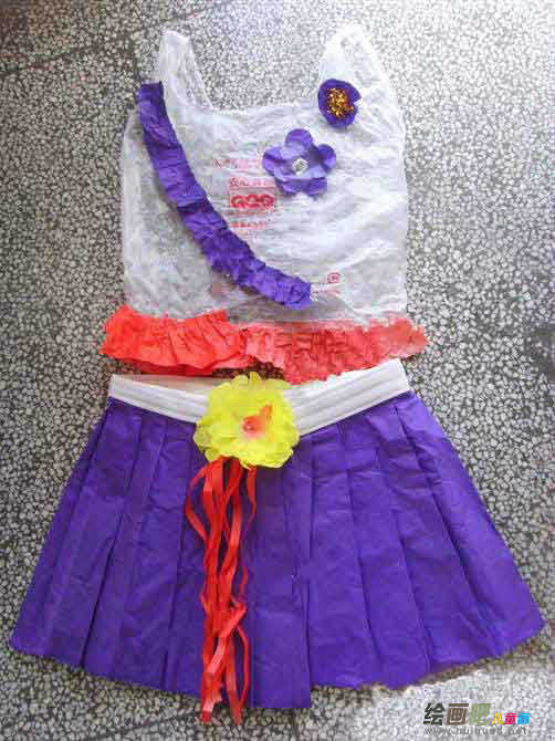 幼儿环保时装秀图片：幼儿园环保服装图片精选