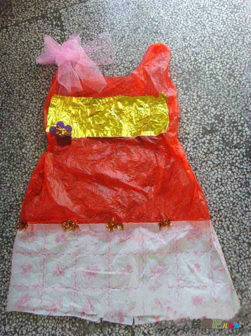 幼儿环保时装秀图片：幼儿园环保服装图片精选