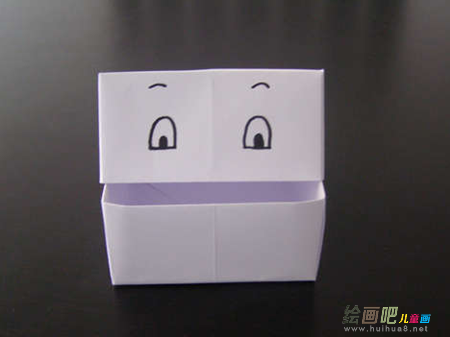 折纸大全：简单可爱纸盒折法
