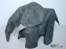 折纸大全：非洲象手工折纸