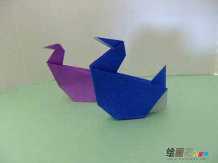 折纸大全：水鸟怎么折