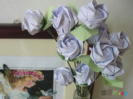 折纸大全：折纸玫瑰