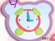 橡皮泥手工制作：小闹钟的做法