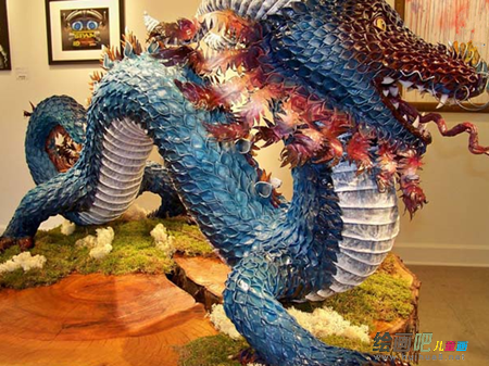 废物利用手工制作：中国龙的做法