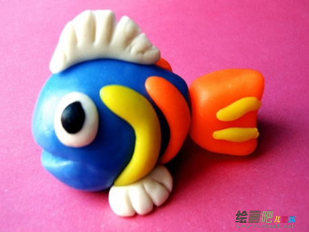 橡皮泥手工制作：大鱼