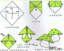 折纸大全：可爱的蘑菇